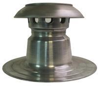 vent-alu 2000 EW ontluchting plakplaat + alu kap 150mm, Doe-het-zelf en Verbouw, Buizen en Afvoer, Ophalen of Verzenden
