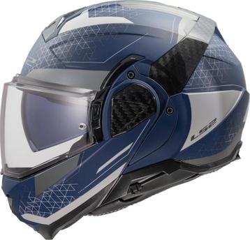 LS2 FF910 Advant II Astral Navy Blauw Grijs Systeemhelm beschikbaar voor biedingen