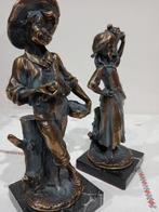 Beeldje, Figuritas de bronce - 25 cm - Brons, Antiek en Kunst