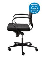 Vergaderstoel Magore - zwart - zwart frame - nieuw, Nieuw in verpakking