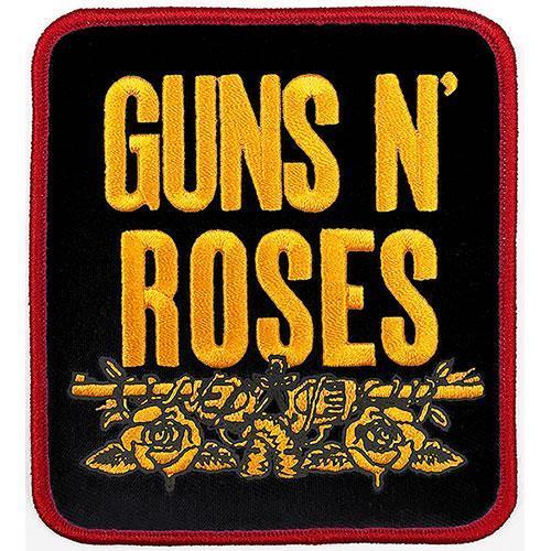 Guns N Roses - Stacked Black - patch officiële merchandise, Verzamelen, Muziek, Artiesten en Beroemdheden, Kleding, Nieuw, Ophalen of Verzenden