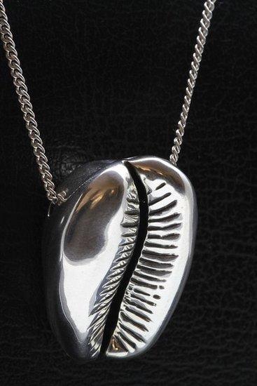 Zilveren Slakkenhuis kauri ketting hanger, Sieraden, Tassen en Uiterlijk, Kettinghangers, Verzenden