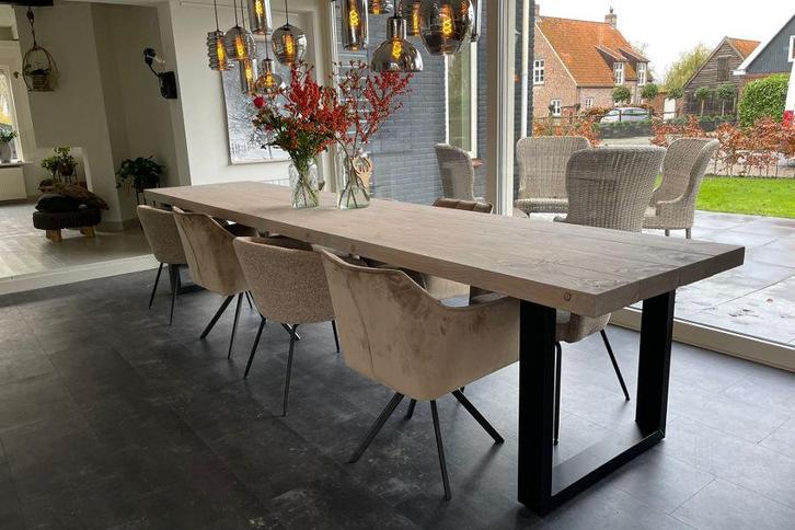 Rockwood® Douglas Modern Grey 5.00m, Tuin en Terras, Picknicktafels, Nieuw, Hout, Rechthoekig, Ophalen of Verzenden