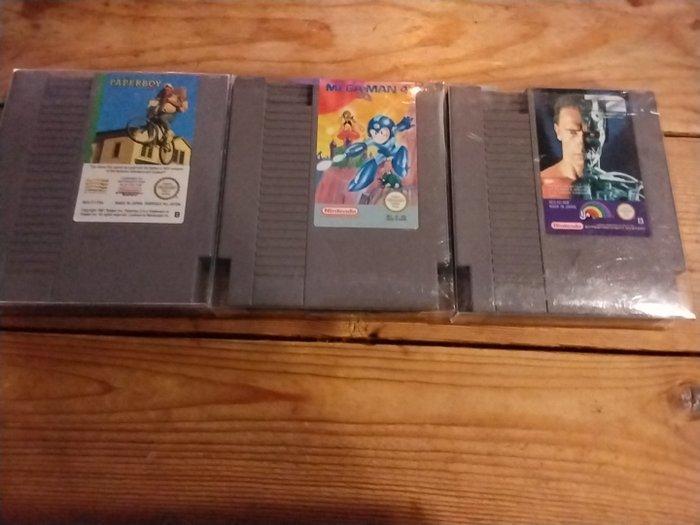 Nintendo - Nes - Mega Man 4 / Paperboy / T2 - Videogame, Spelcomputers en Games, Spelcomputers | Overige Accessoires
