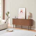 Sideboard Mapia dressoir 166x40x70 cm walnootkleurig [en.cas, Verzenden, Nieuw