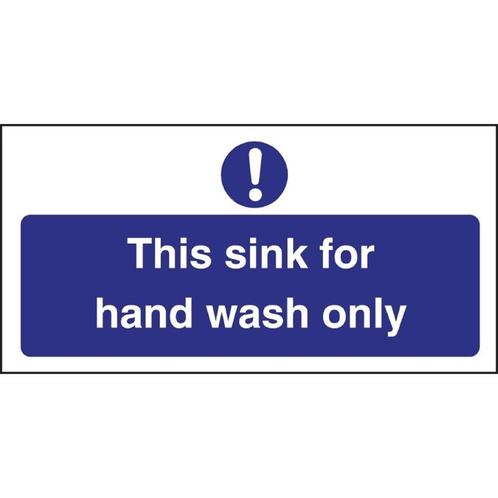 Vogue Hand wash only vinyl sticker, Huis en Inrichting, Keuken | Keukenbenodigdheden, Verzenden