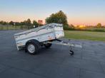 Humbaur enkelas Kantel Trailer 2015 x 110 cm 750 kg met huif, Auto diversen, Aanhangers en Bagagewagens, Ophalen, Gebruikt
