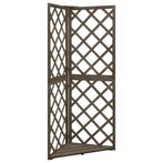 vidaXL Latwerk hoekmodel 50x50x145 cm massief vurenhout, Verzenden, Nieuw