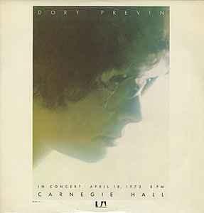 LP gebruikt - Dory Previn - Carnegie Hall â In Concert.., Cd's en Dvd's, Vinyl | Rock, Zo goed als nieuw, Verzenden