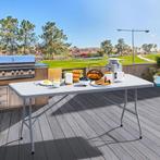 2dekans | YITAHOME 1,8 m Opvouwbare Campingtafel – Draagbare, Ophalen of Verzenden, Zo goed als nieuw