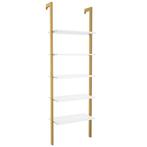 LIVSK Ladder Boekenkast - 5-laagse Planken - Stabiel en Duur, Huis en Inrichting, Kasten | Boekenkasten, Verzenden, Nieuw