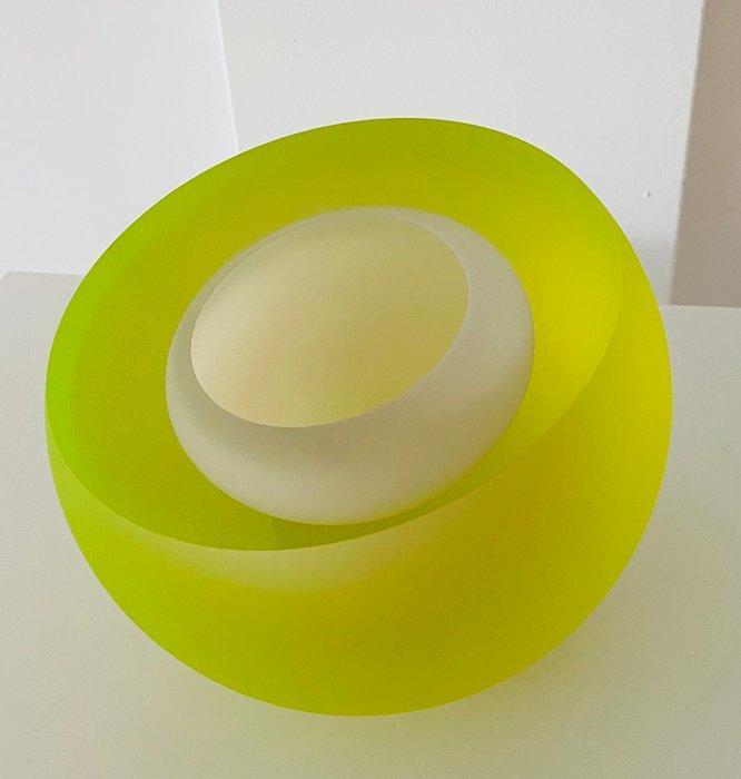 George Broft Unique 6.1 kilo - sculptuur, “ WHITE EYE ” - 20, Antiek en Kunst, Kunst | Designobjecten