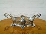 WMF / Geislingen - Jardinière - Glas, Verzilverd - L. 30 cm.