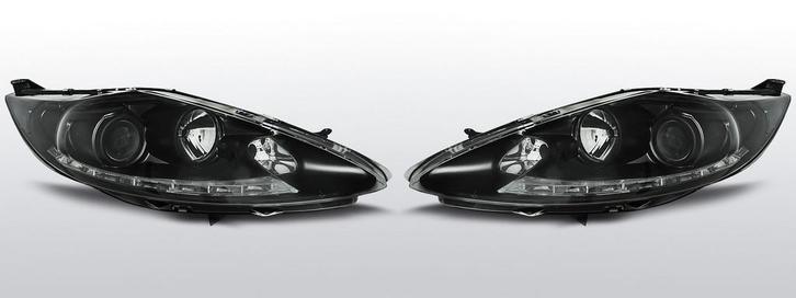 Koplampen Devil Eyes | Ford Fiesta MK7 2008-2012 | zwart, Auto-onderdelen, Verlichting, Nieuw, Ford, Verzenden