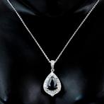 Hanger - 14 karaat Geel goud - 2.35ct. tw. Saffier - Saffier, Sieraden, Tassen en Uiterlijk, Antieke sieraden