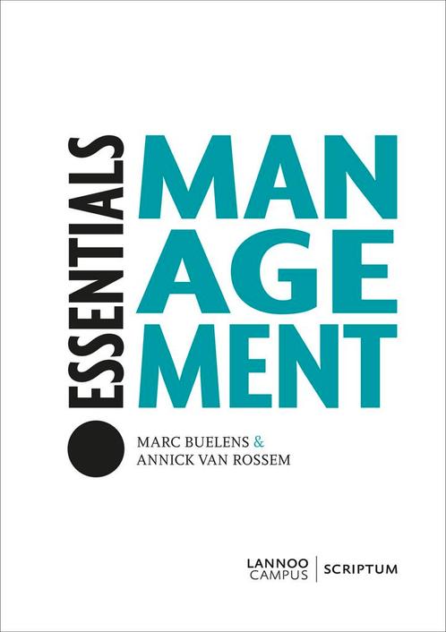 Management / Essentials 9789077432525 Marc Buelens, Boeken, Economie, Management en Marketing, Gelezen, Verzenden