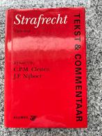 Strafrecht – Tekst en commentaar, Gelezen, C.P.M. Cleiren & J.F. Nijboer, Verzenden, Nederland