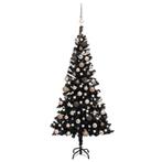 vidaXL Kunstkerstboom met verlichting en kerstballen 150 cm, Diversen, Kerst, Verzenden, Nieuw