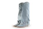 Sacha Cowboy laarzen in maat 37 Blauw | 10% korting, Kleding | Dames, Schoenen, Zo goed als nieuw, Sacha, Verzenden, Blauw
