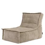 Dolce Zitzak Stoel Cord Lounger - Beige, Verzenden, Nieuw