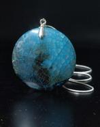 Geweldig, heel mooi drakenader agaat hanger, 925 zilveren