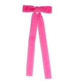 Haarspeld Strik Linten Lang Velvet Fuchsia Roze, Nieuw