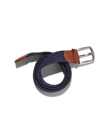 HEMA Gevlochten elastische heren riem 3.5cm blauw beschikbaar voor biedingen