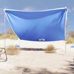 vidaXL Strandluifel met zandankers 304x300 cm blauw, Nieuw, Tot en met 2