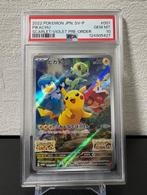 Pokémon - 2 Graded card - Pokémon - Pikachu #001 Promo card,, Nieuw