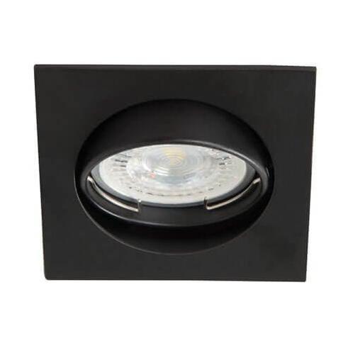 Kanlux - Inbouwspot vierkant kantelbaar mat zwart, Huis en Inrichting, Lampen | Spots, Nieuw, Inbouw, Verzenden