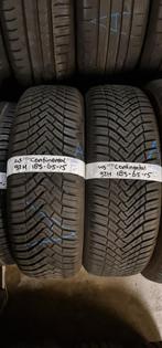 2x 185-65-15 Continental All Season 6.5mm €35 PST 185 65 15, Ophalen, Gebruikt, 15 inch, 185 mm