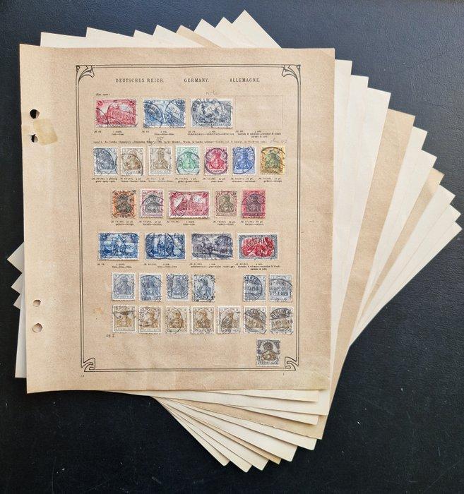 REICH 1875/1920 - Veel extra materiaal zoals verschillende, Postzegels en Munten, Postzegels | Europa | Duitsland