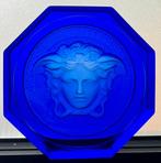 Versace Rosenthal Medusa Kobalt Blue Glass coaster/, Antiek en Kunst, Antiek | Glas en Kristal