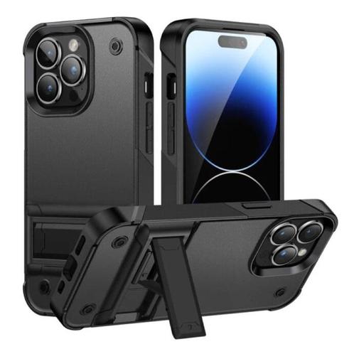 iPhone 8 Plus Armor Hoesje met Kickstand - Shockproof Cover, Telecommunicatie, Mobiele telefoons | Hoesjes en Frontjes | Apple iPhone