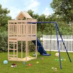 vidaXL Speelhuis massief grenenhout, Kinderen en Baby's, Speelgoed | Buiten | Speeltoestellen, Verzenden, Nieuw