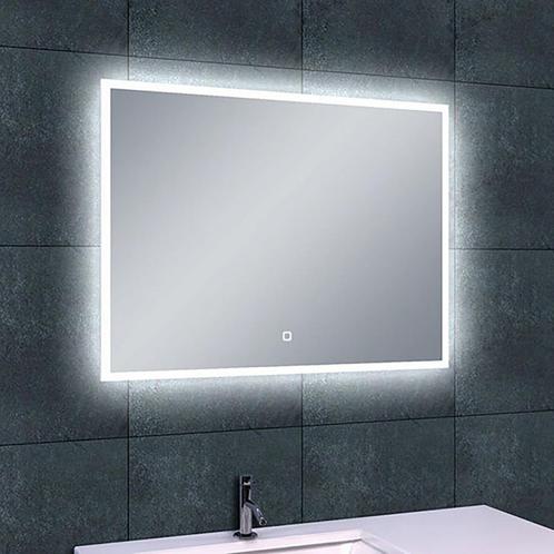 Wiesbaden Quatro Badkamerspiegel met LED - Dimbaar -, Huis en Inrichting, Woonaccessoires | Spiegels, Nieuw, Ophalen of Verzenden
