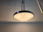 Plafondlamp - Glas, Metaal - Art deco, chroom