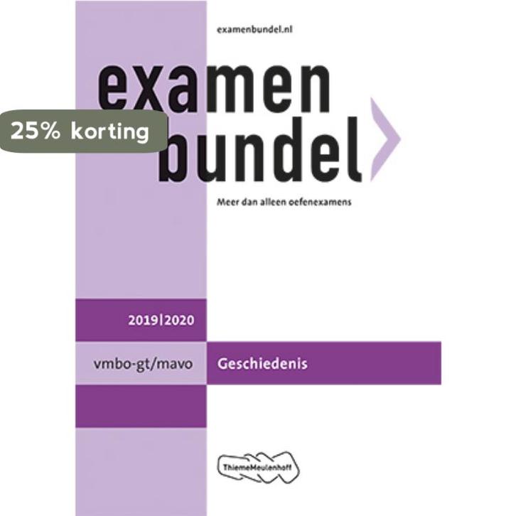 Examenbundel vmbo-gt/mavo Geschiedenis 2019/2020 E.G. Arnold, Boeken, Schoolboeken, Gelezen, Verzenden