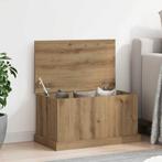 vidaXL Opbergbox 70x40x38 cm bewerkt hout artisanaal, Huis en Inrichting, Woonaccessoires | Kisten, Verzenden, Nieuw