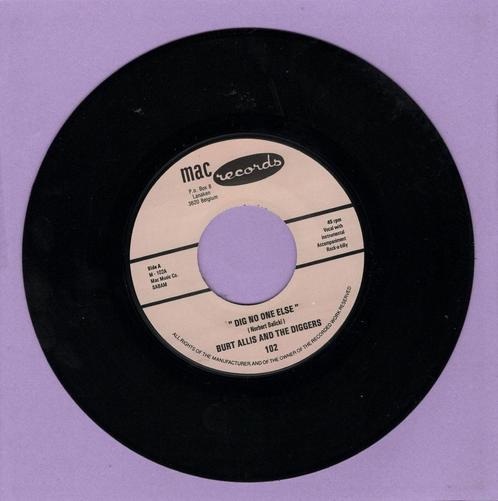 Burt Allis And The Diggers – Dig No One Else / Rock-A-B..., Cd's en Dvd's, Vinyl Singles, Verzenden