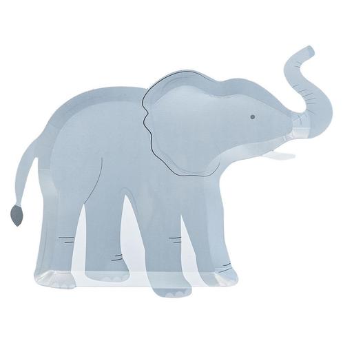 Borden Olifant 30cm 8st, Hobby en Vrije tijd, Feestartikelen, Nieuw, Verzenden