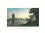 Zicht op Bruges, Antiek en Kunst, Kunst | Etsen en Gravures
