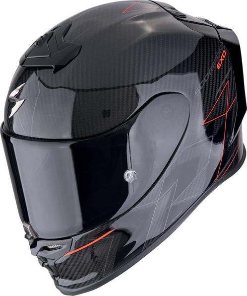 Scorpion EXO-R1 Evo Carbon Air Cynergy Zwart Rood, Motoren, Kleding | Motorhelmen, Integraalhelm, Heren, S, Nieuw met kaartje