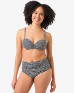 HEMA Dames bikini taillebroekje control zwart/wit, Kleding | Dames, Verzenden, Nieuw