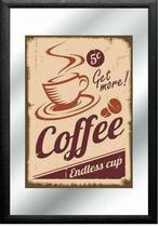 Coffee spiegel, Huis en Inrichting, Woonaccessoires | Spiegels, Verzenden, Nieuw