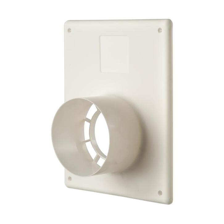 Rolux Flex Muurplaat Schachtaansluiting KS 80/125 wit, Doe-het-zelf en Verbouw, Overige Doe-het-zelf en Verbouw, Ophalen of Verzenden