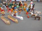 Playmobil - Playmobil indianen Kamp met berg (Diorama) 2 -
