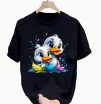 Heat-Transfer - Twee schattige eendjes - maak je eigen, Hobby en Vrije tijd, Verzenden, Nieuw