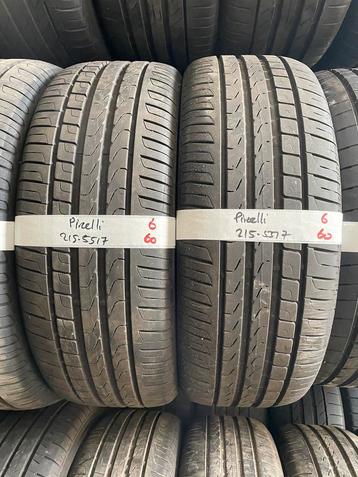 215-55-17 Pirelli Zomerbanden 6mm Incl Montage 215 55 17 beschikbaar voor biedingen