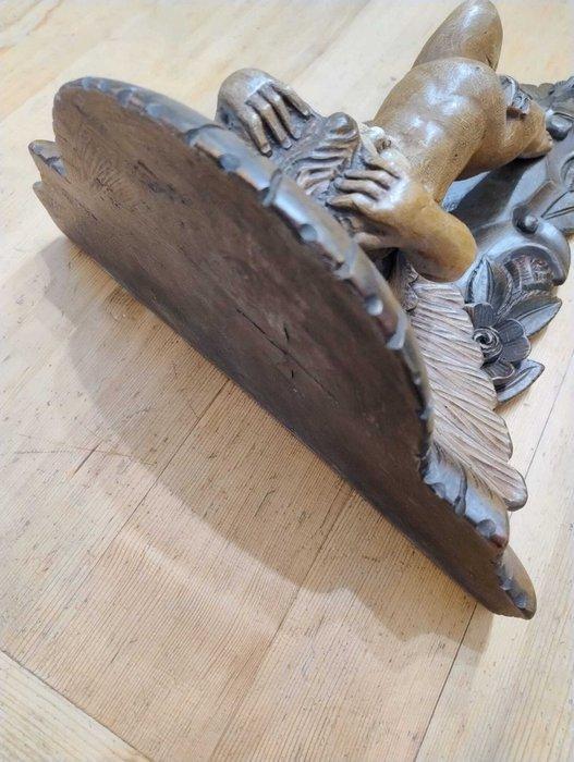 anders - Plank - Cherubijn/Putti - Hout, Antiek en Kunst, Curiosa en Brocante